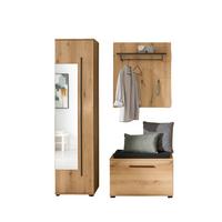 GARDEROBE Cantara Eichefarben B: 140cm - Eichefarben, MODERN, Holzwerkstoff (140/201/39cm) - MID.YOU