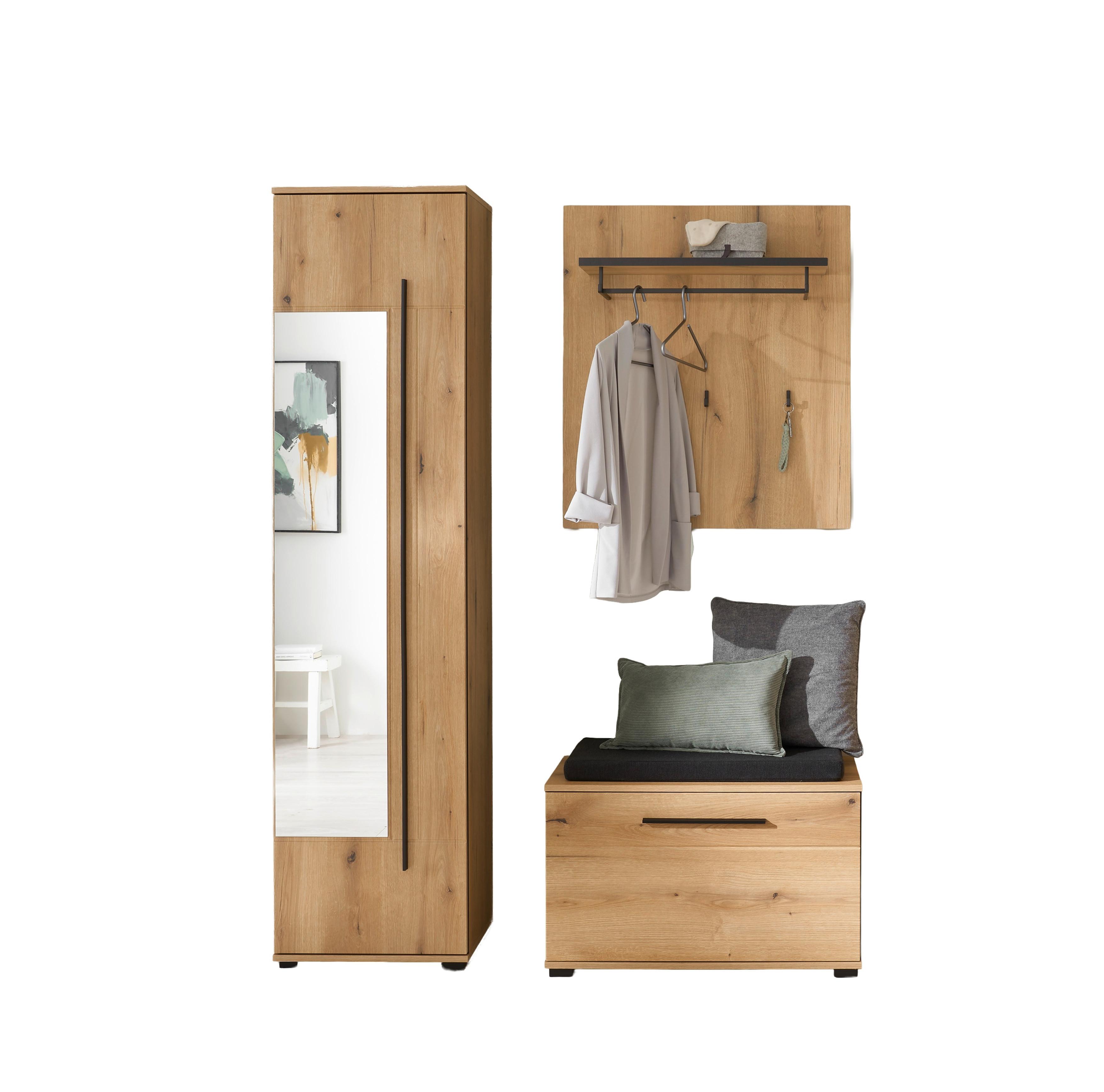 GARDEROBE Cantara Eichefarben B: 140cm