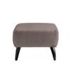 Hocker Colori Taupe H: 44 cm - Taupe/Schwarz, MODERN, Textil (66/44/66cm) - MID.YOU