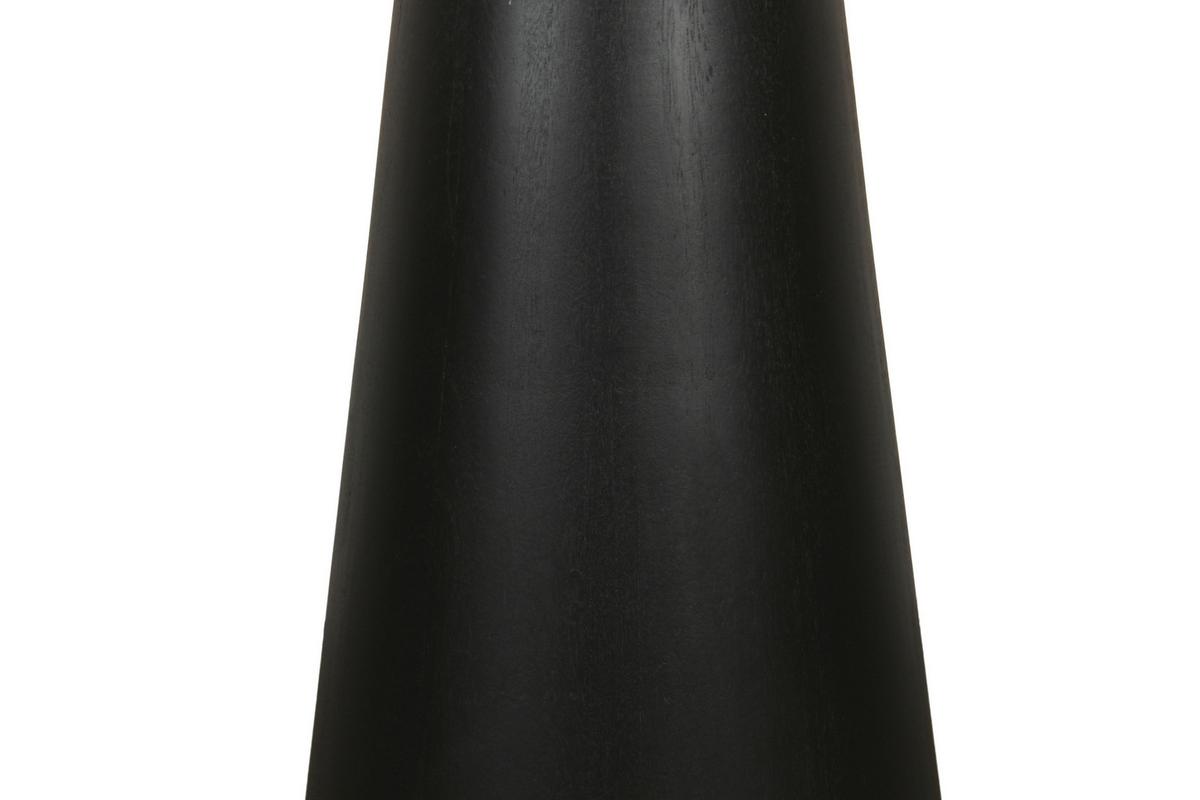 Beistelltisch Cone Schwarz B: 40 cm - Schwarz, Design, Holz (40/50/40cm) - MID.YOU