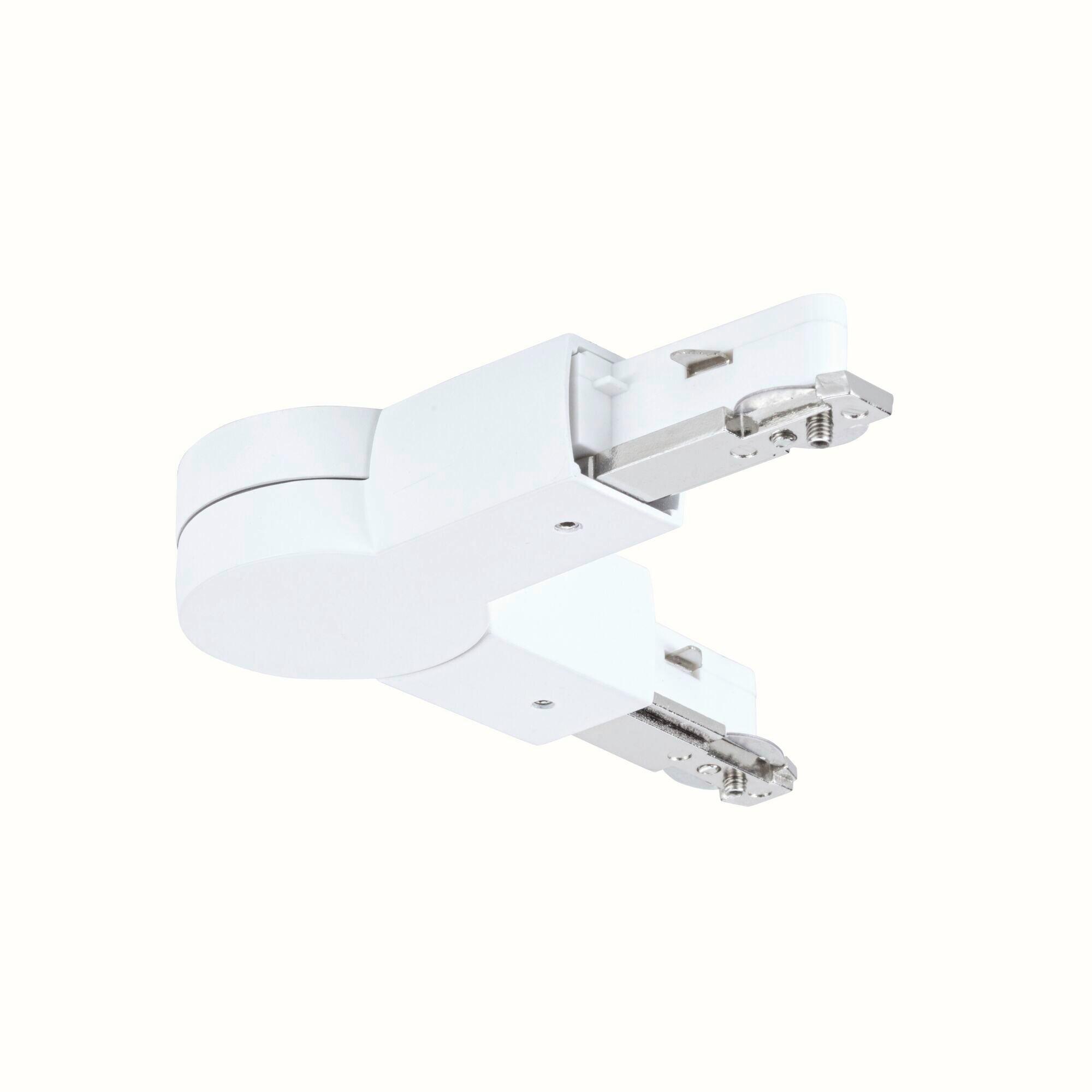 Schienensystem-Verbinder 95649 Urail Gelenksverb. Sw - Weiß, Basics, Metall (18,9/1,8/3,6cm) - Paulmann