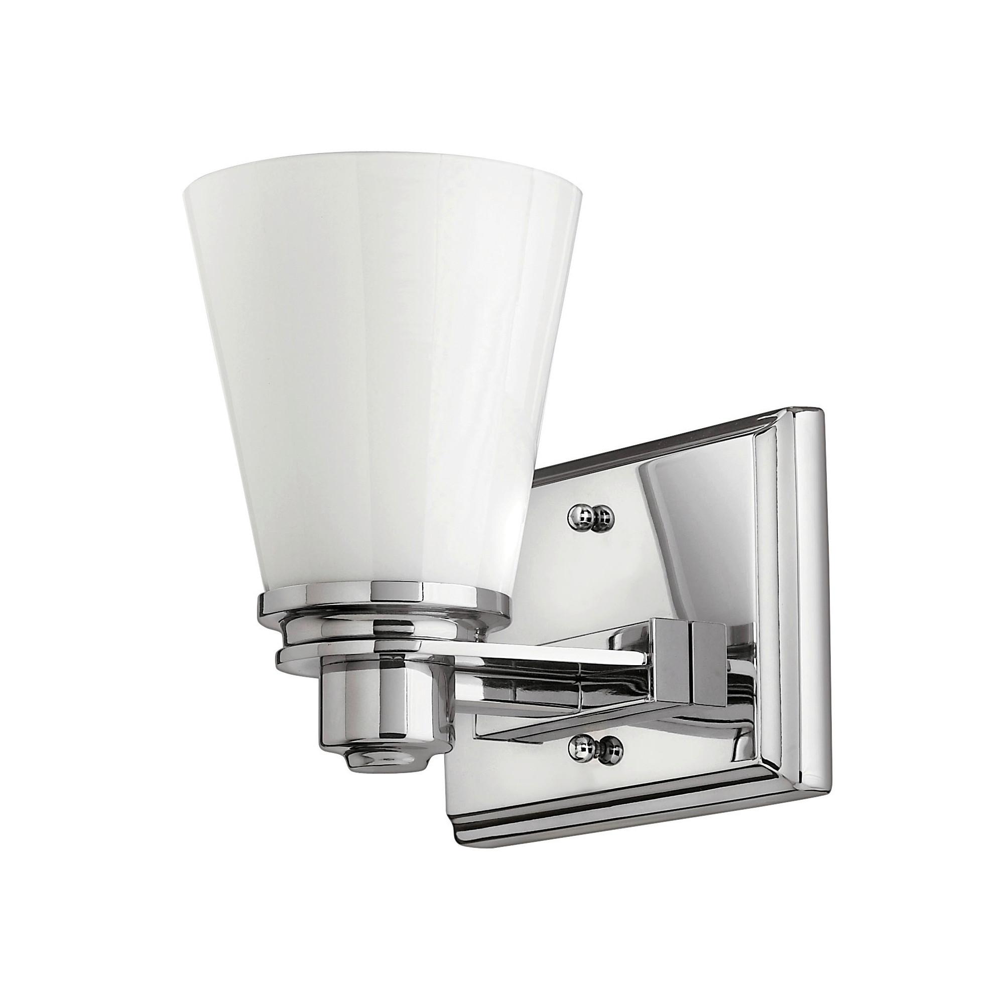 Bad-Wandleuchte IP44 Chromfarben - Chromfarben, KONVENTIONELL, Glas/Metall (18.4/19.1/15.9cm) - Elstead Lighting
