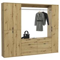 Garderobe Projekt X Eiche Artisan B: 212 Cm - KONVENTIONELL, Holzwerkstoff (212/193/34cm) - MID.YOU
