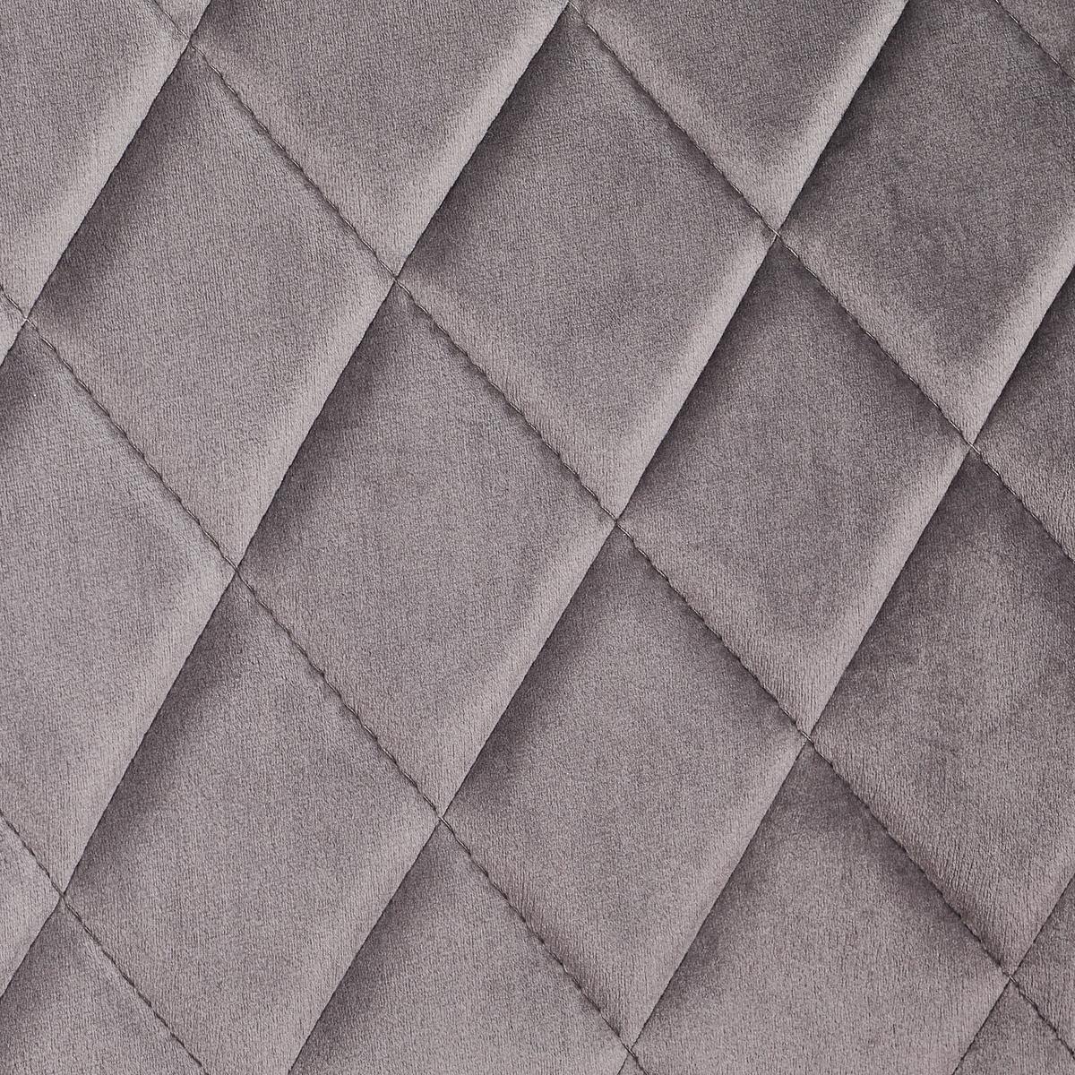 Armlehnstuhl Lucy Grau Mit Samtbezug - Schwarz/Grau, MODERN, Holz/Textil (54/87/64cm) - Livetastic
