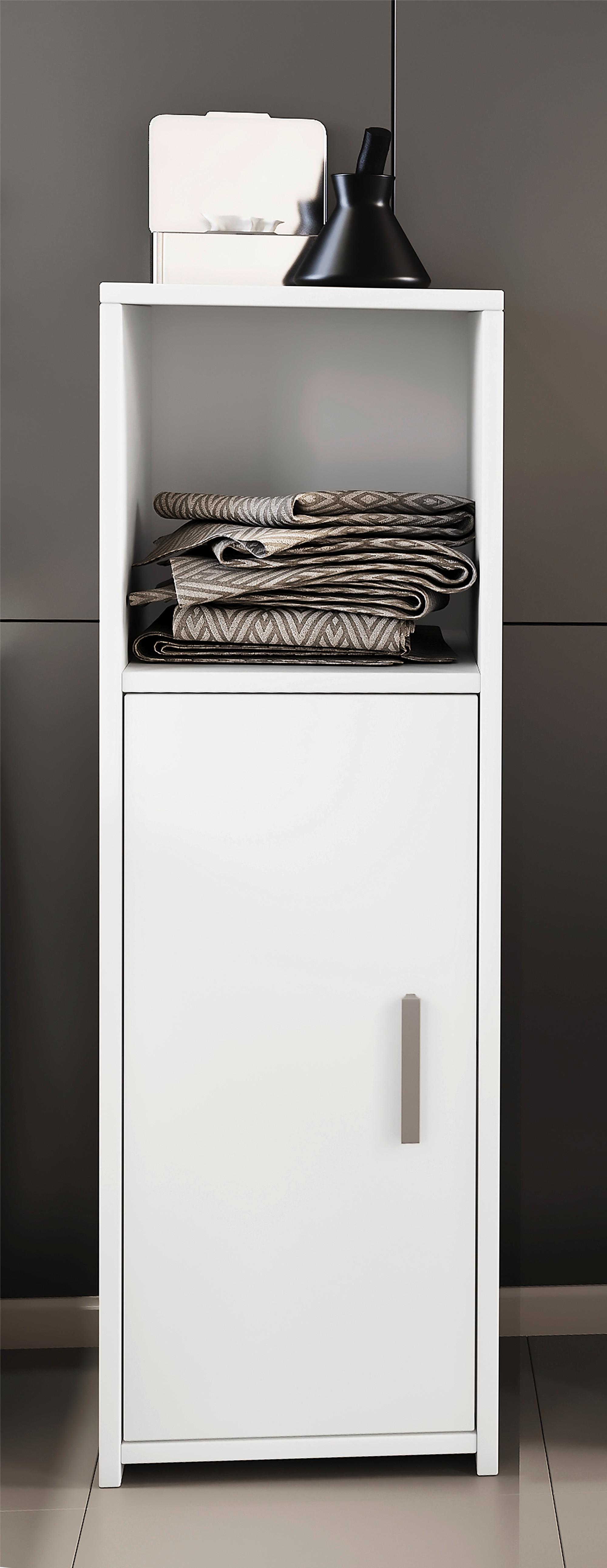 Midischrank Mit Offenem Fach Zalo L B: 30 Cm Weiß - Weiß, MODERN, Holzwerkstoff (30/95,3/30cm) - MID.YOU