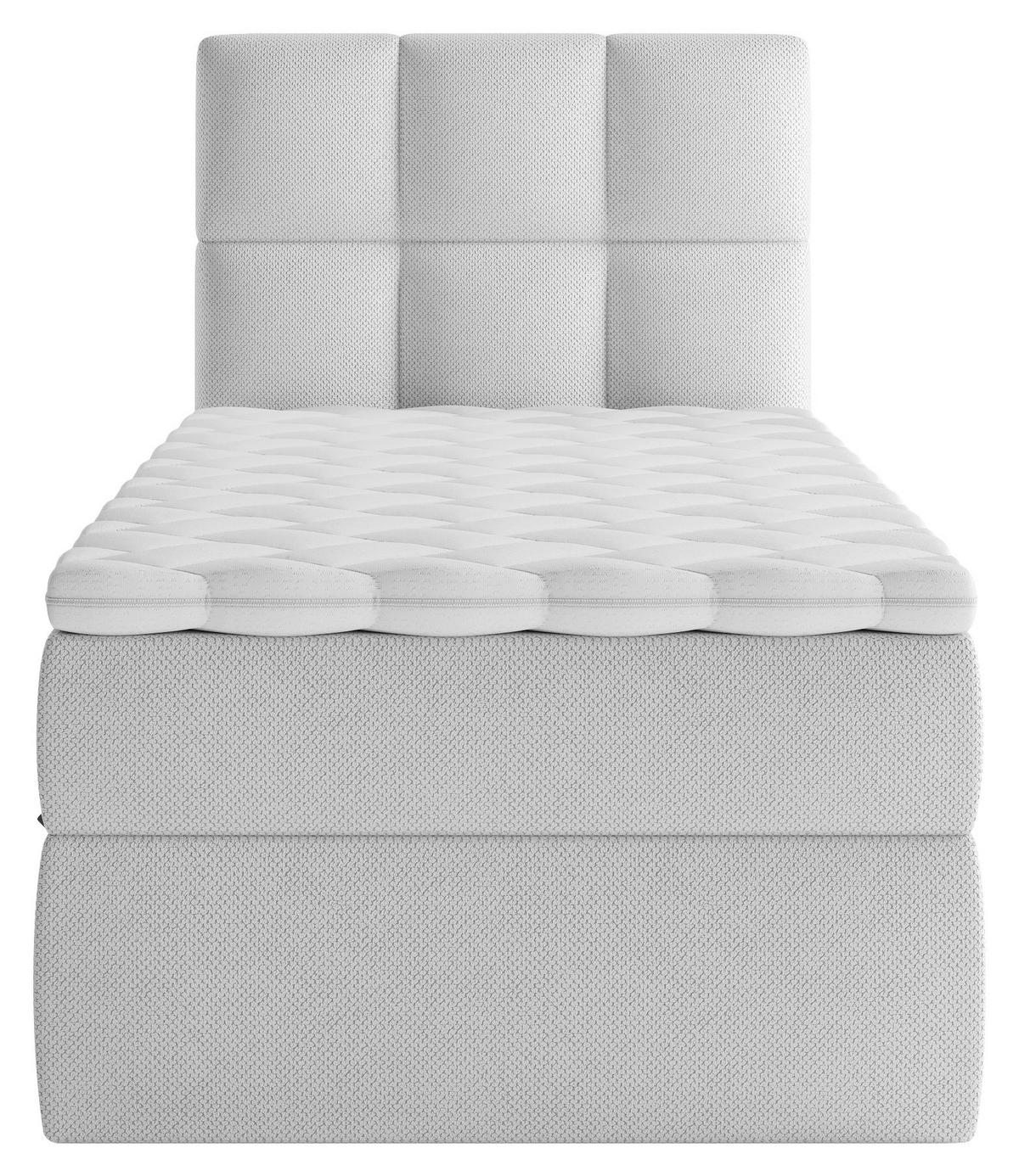 Boxbett Polly - Schwarz/Grau, MODERN, Holz/Holzwerkstoff (90/200cm) - MID.YOU