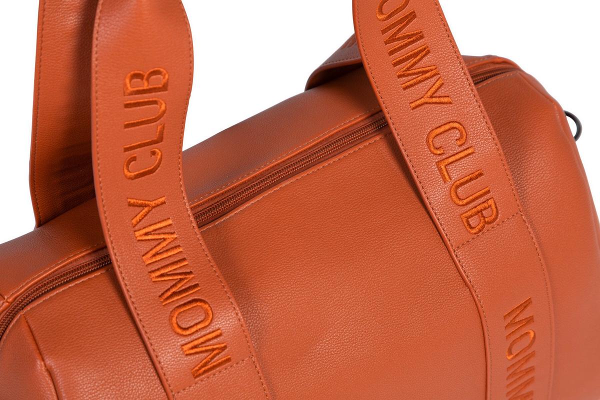 Wickeltasche Mommy Club Braun, Lederoptik, B: 38 cm - Schwarz/Braun, KONVENTIONELL, Kunststoff (38/21/27cm) - Childhome