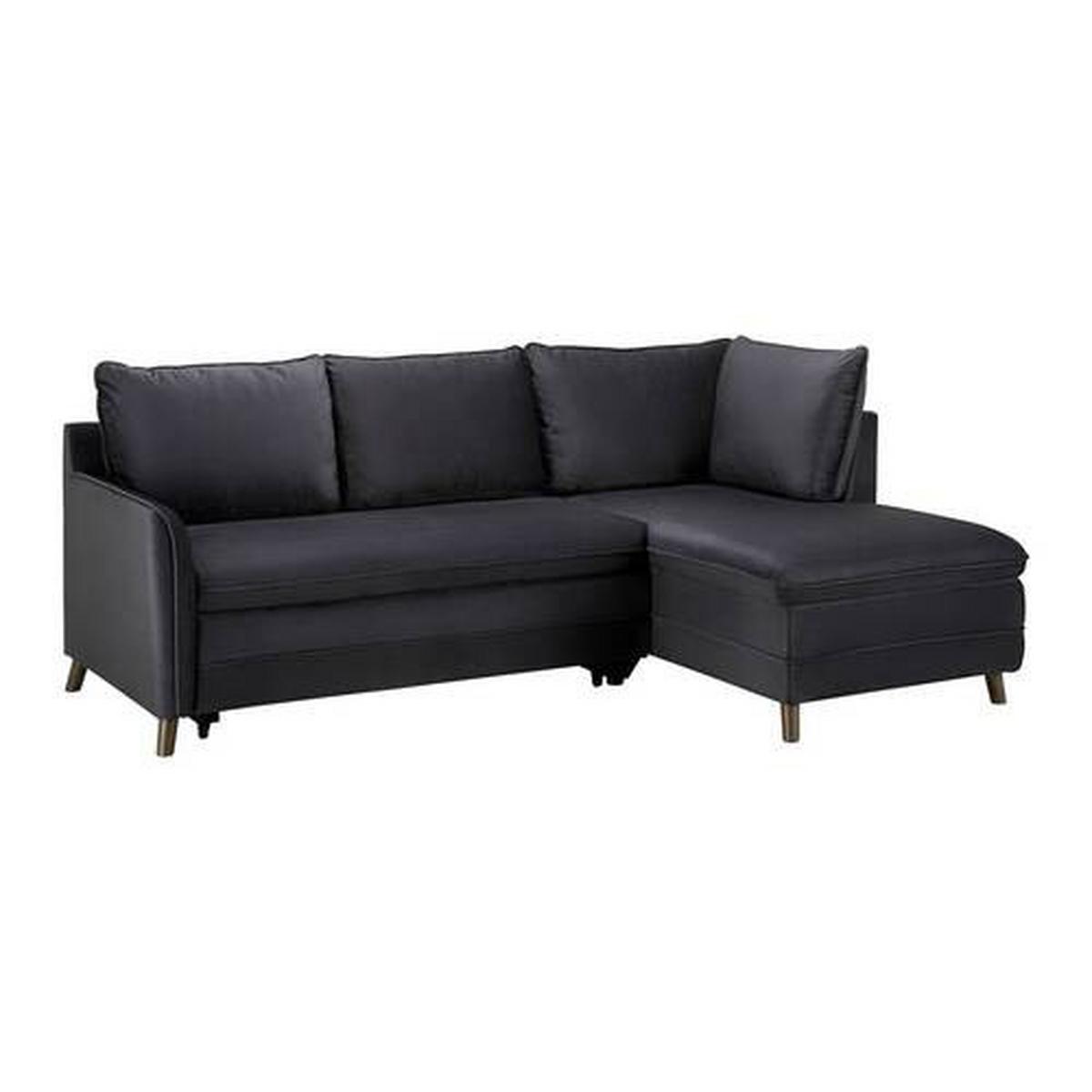 Sedacia súprava ANGELINA - sivá/tmavosivá, Modern, drevo/textil (229/87/154cm) - Bessagi Home