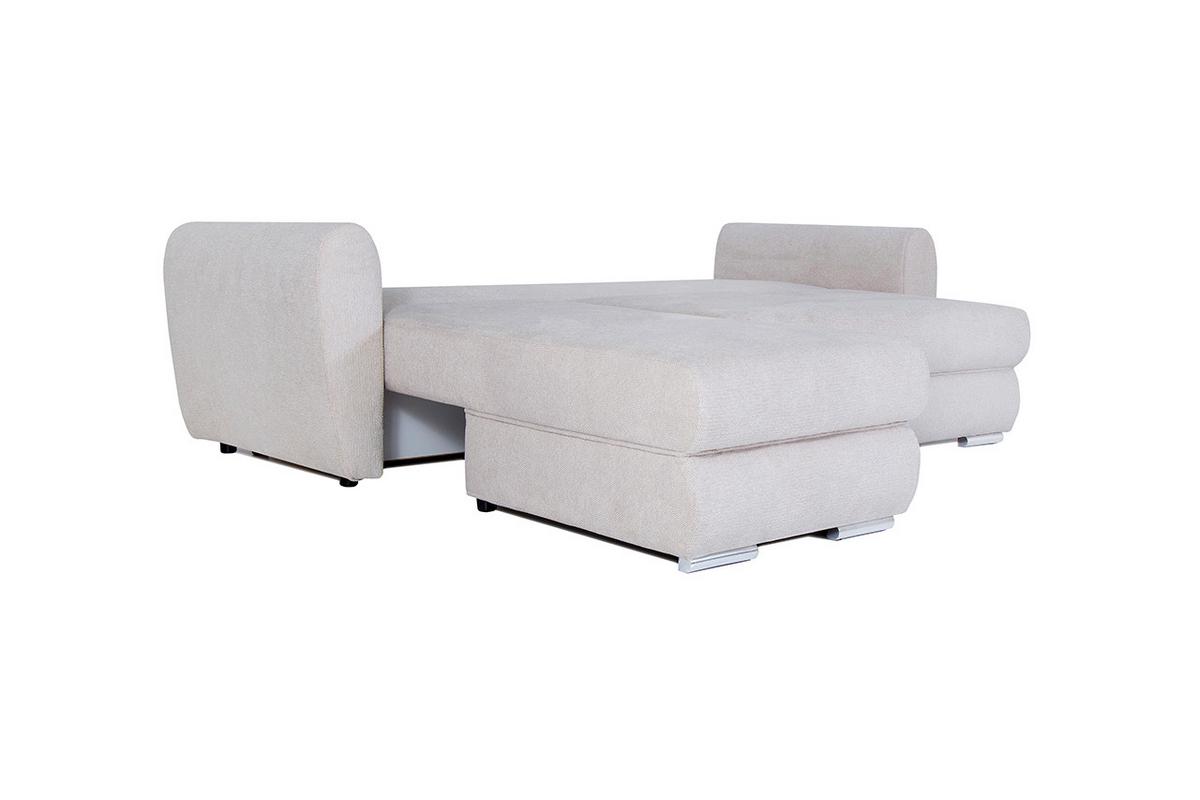 Sarokkanapé Erba2 - bézs, Basics, faalapú anyag (238/166/94cm)