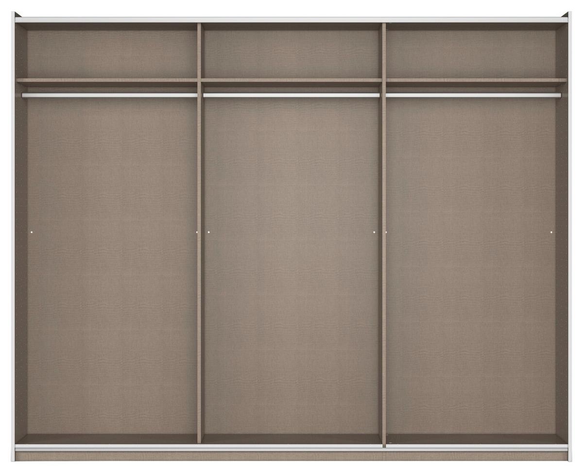 SCHWEBETÜRENSCHRANK Berny, Grau B: 261 cm - Grau, Trend, Holzwerkstoff (261/210/59cm) - Rauch Möbel