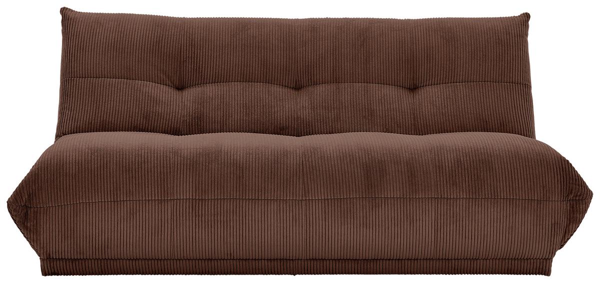 Modul Sofa Giselle 4er Sofa B: 180 Cm Cord Braun - Braun, Trend, Textil (180/80/112cm) - Livetastic