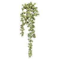 Kunstpflanze Sedumhänger Grün L: 35 cm, Lale - Grau/Grün, LIFESTYLE, Kunststoff (35cm)