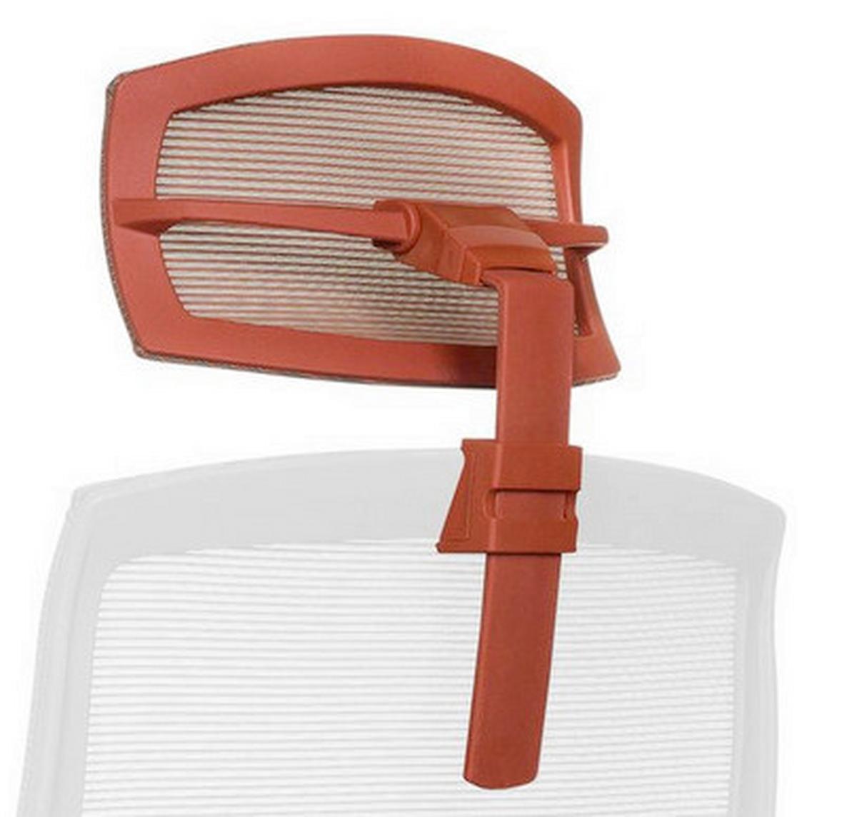 Kopfstütze Rot B: 29 cm - Rot, MODERN, Kunststoff/Textil (29/15-30/12cm) - MID.YOU