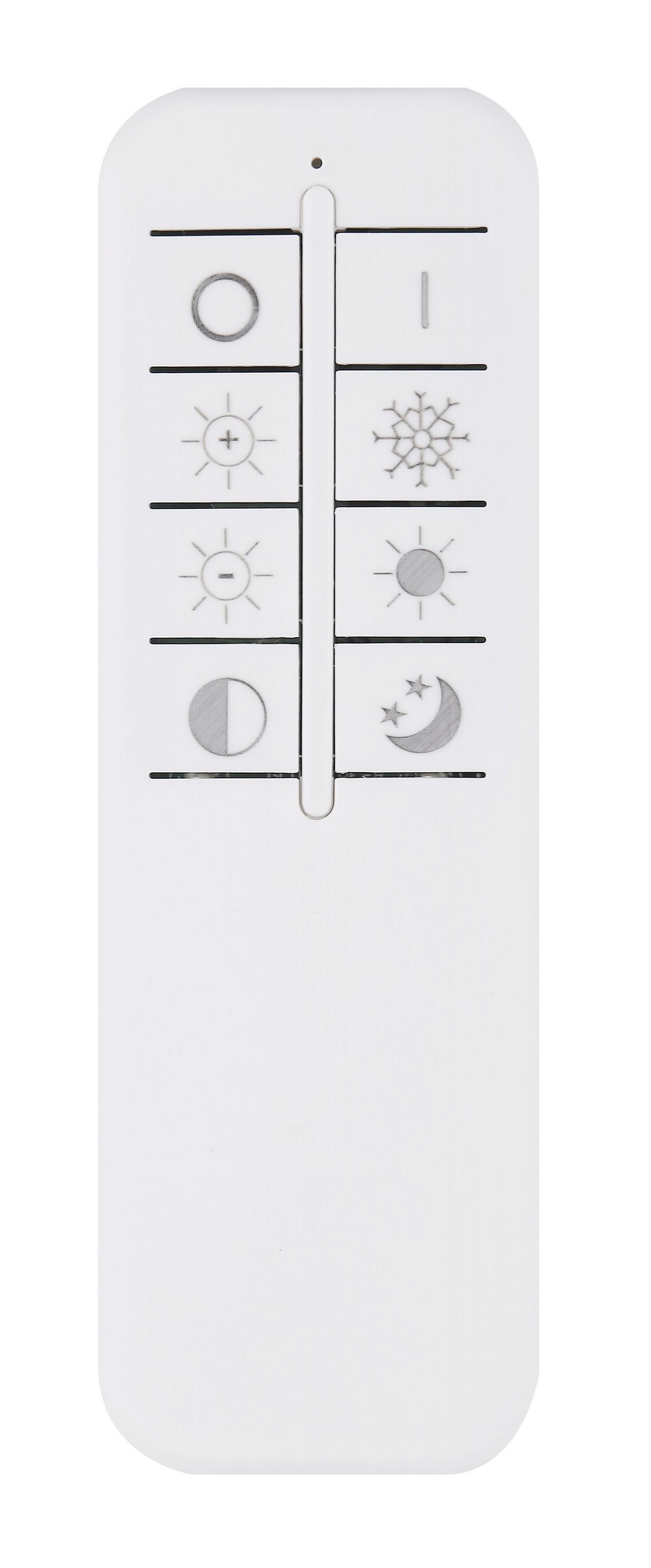 LED-Deckenleuchte Tabano Ø 50 cm mit Memoryfunktion - Anthrazit/Opal, Basics, Kunststoff/Metall (50/9,5cm) - Globo