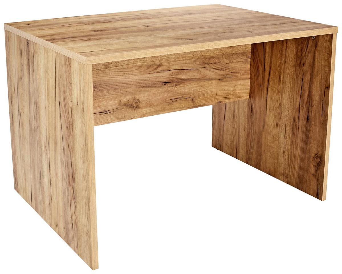 Schreibtisch B 120cm H 76cm Profi, Eiche Dekor - Eichefarben, MODERN, Holzwerkstoff (120/76cm) - Ondega