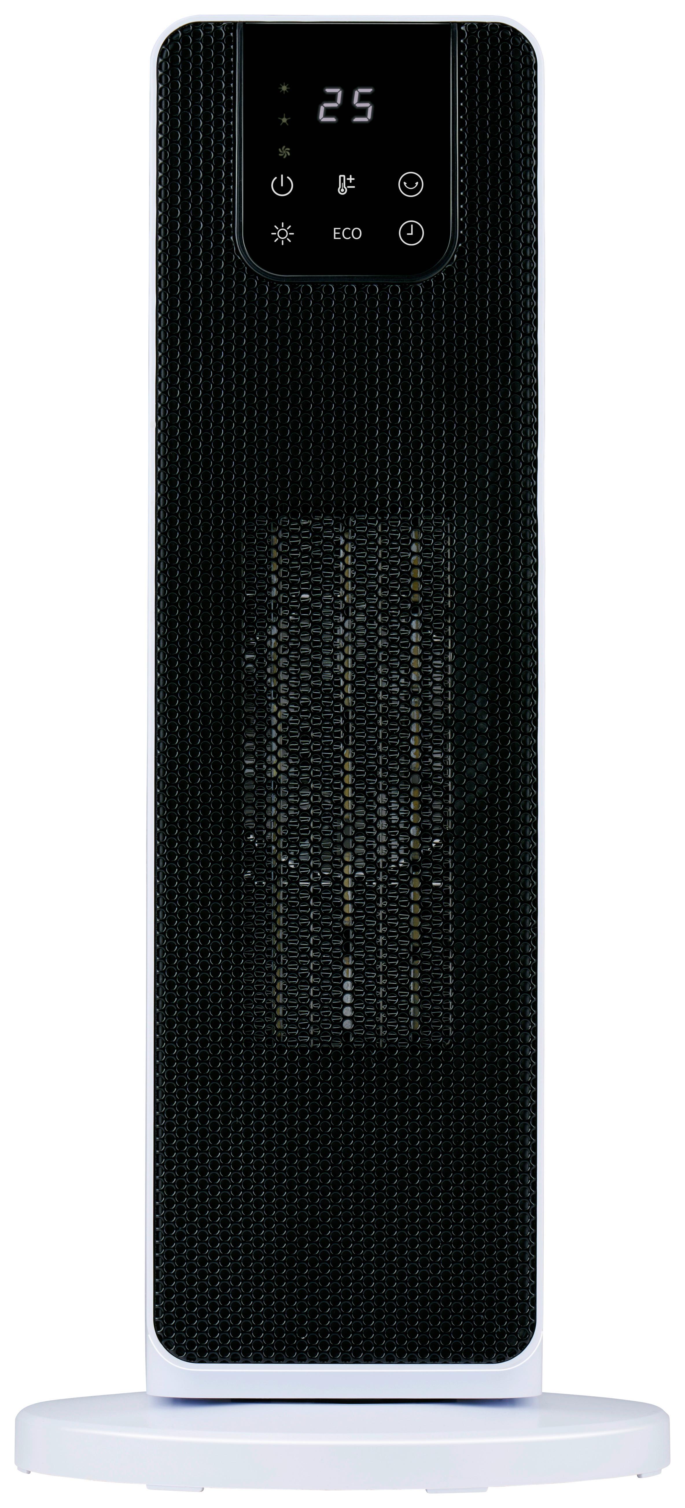 Turmventilator Turmheizung 800/2000w - Weiß, MODERN, Kunststoff (23/22/50cm)