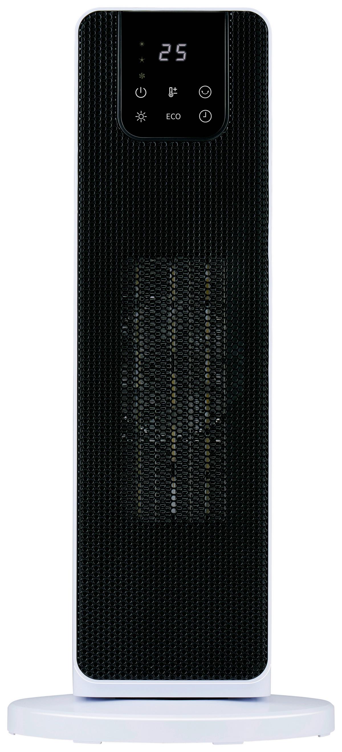 Turmventilator Turmheizung 800/2000w - Weiß, MODERN, Kunststoff (23/22/50cm)