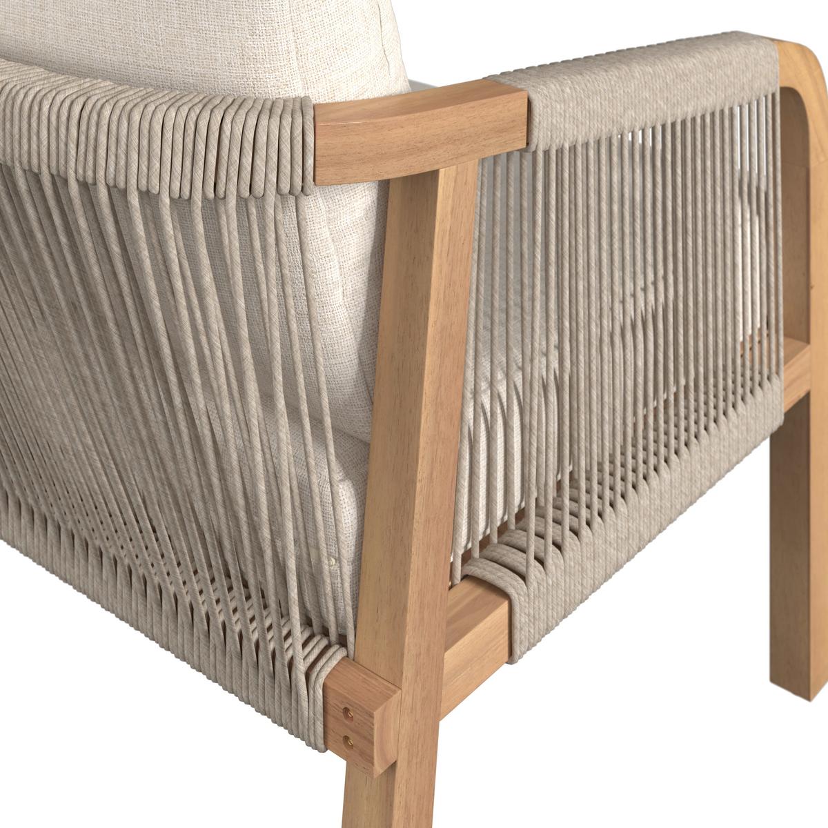 ZAHRADNÍ SADA SIMBA - barvy akácie, Natur, dřevo - Mömax