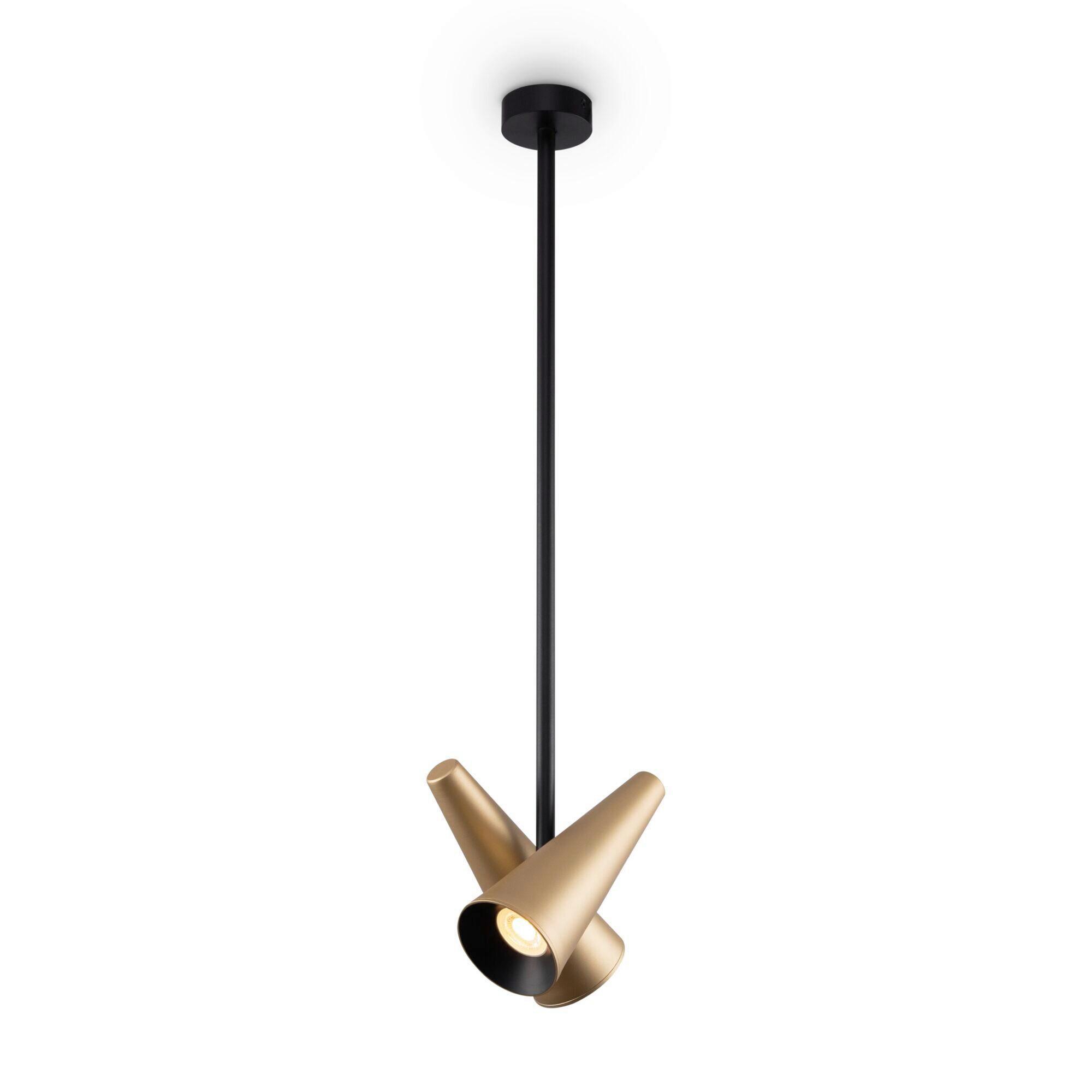 Pendelleuchte Giro - Messingfarben, Trend, Metall (21/78cm) - MAYTONI