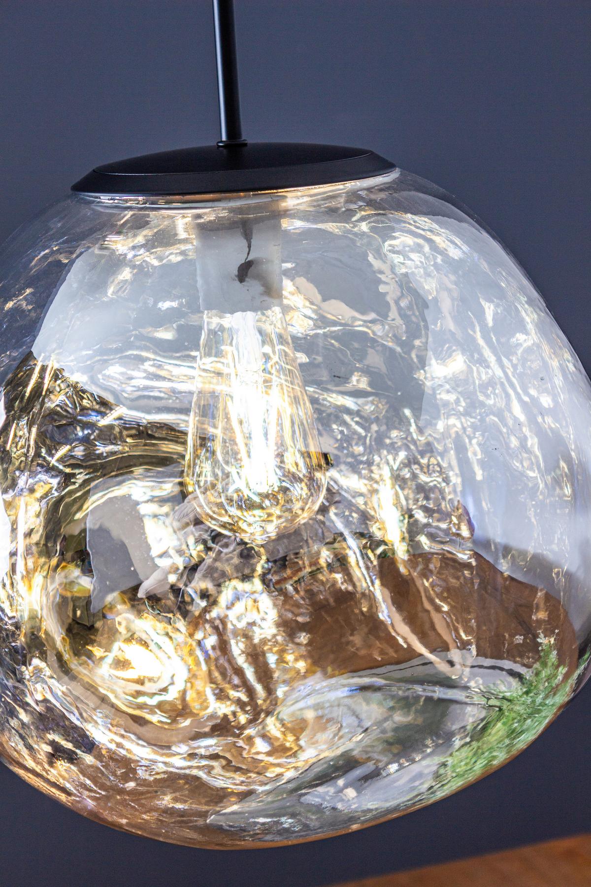 Pendelleuchte Canopus Transparent D: 36 cm - Transparent, Design, Glas (36/150cm)