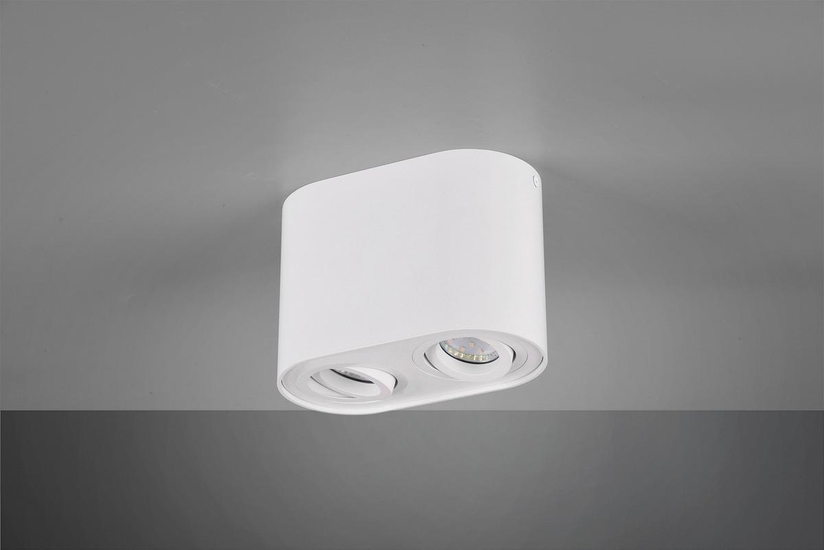 Aufbauleuchte Cookie B: 17,8 cm Weiß Max. 35 W - Design (17,8/12,5/9,6cm) - Trio Leuchten