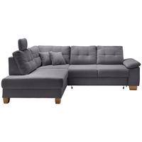 Ecksofa Brizzini, Grau S: 206x274 Cm - Naturfarben/Grau, MODERN, Textil (206/274cm) - Livetastic