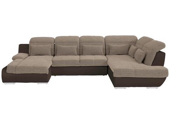 Wohnlandschaft in U-Form Multi 184x345x228 cm - Chromfarben/Beige, MODERN, Textil (184/345/228cm) Wohnlandschaft in U-Form Multi 184x345x228 cm - Chromfarben/Beige, MODERN, Textil (184/345/228cm)