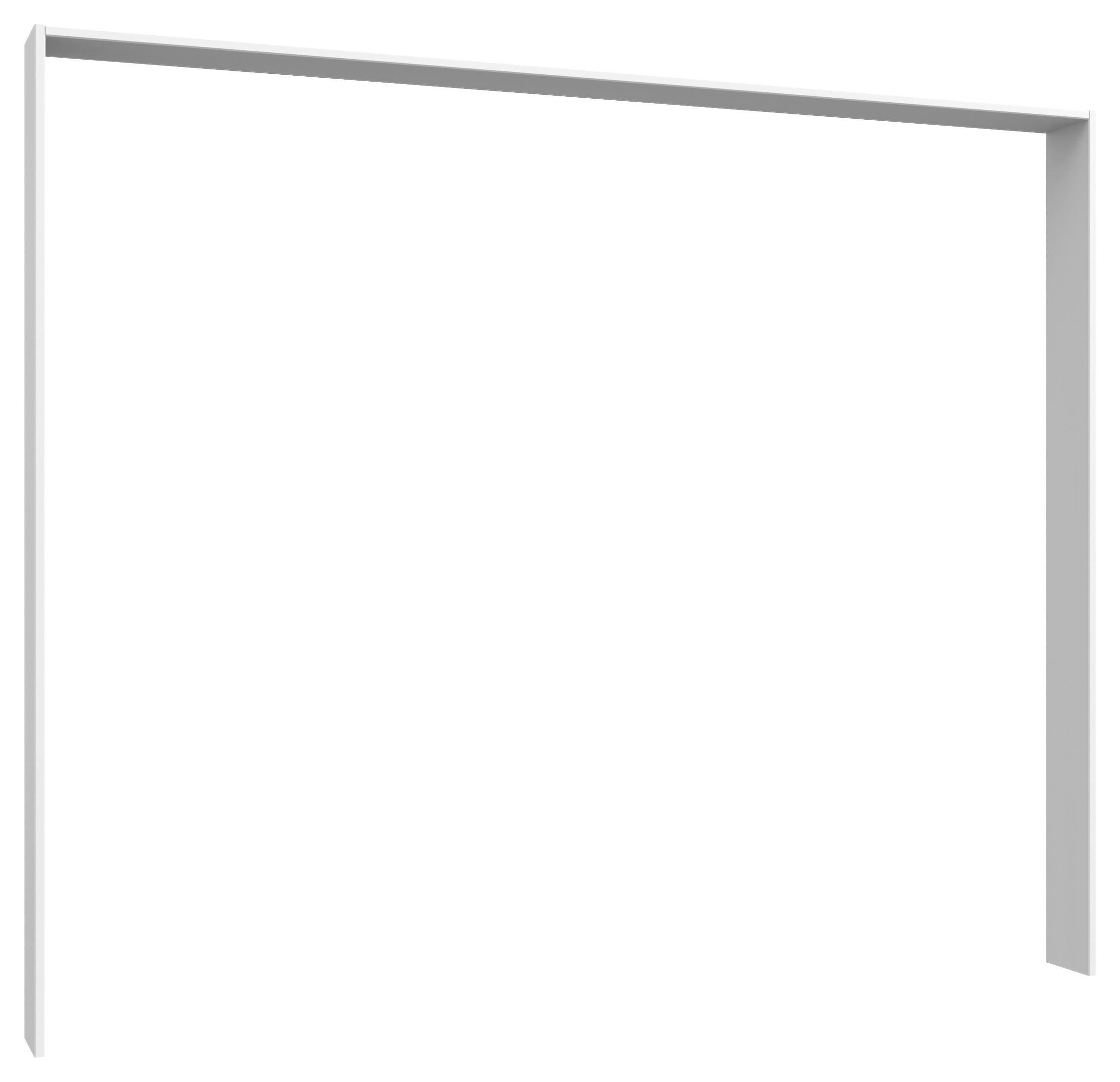 Passepartoutrahmen Saigon weiß, für B: 225 cm - Weiß, MODERN, Holzwerkstoff (228/213/12cm) - P & B