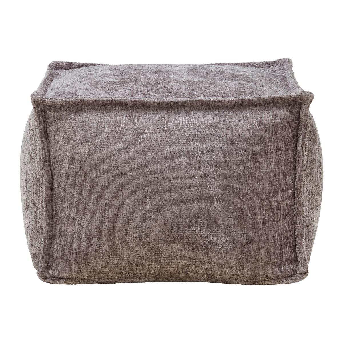 TABURETKA CUBE MEGA - sivá, Modern, textil (70/40/70cm) - Mömax