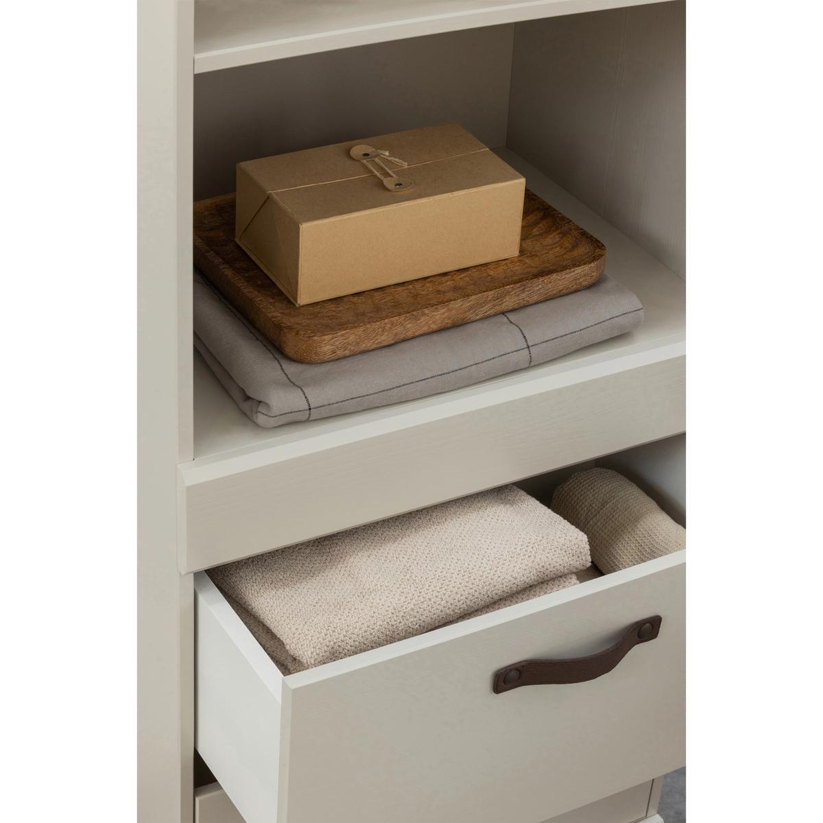 Mehrzweckschrank Bold Weiß B: 54 Cm - Weiß, Design, Holz (54/215/43cm) - Livetastic