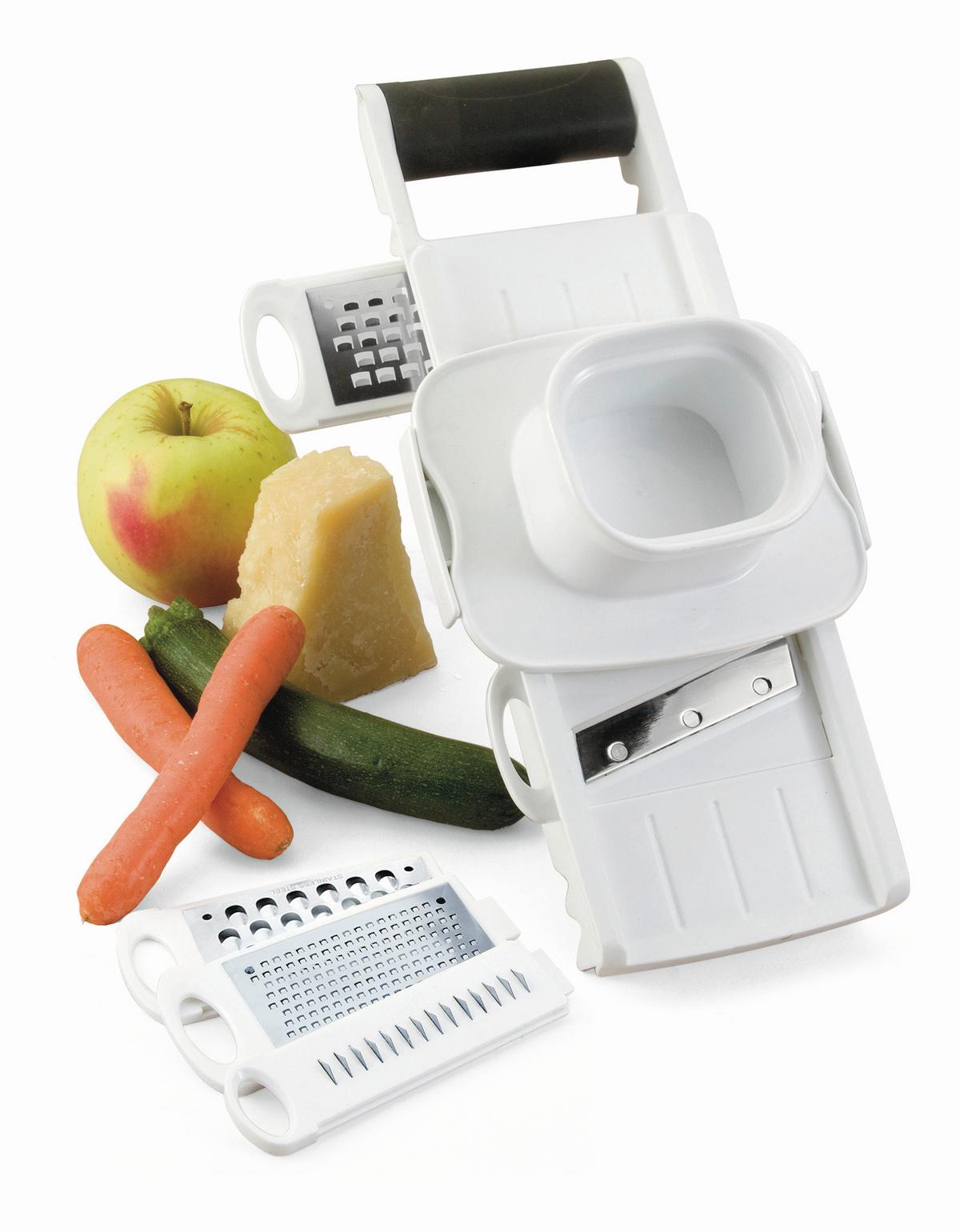 Allzweckreibe Profi Mandolino - Weiß, Basics, Kunststoff/Metall (11,9/34,2/8,6cm) - Metaltex