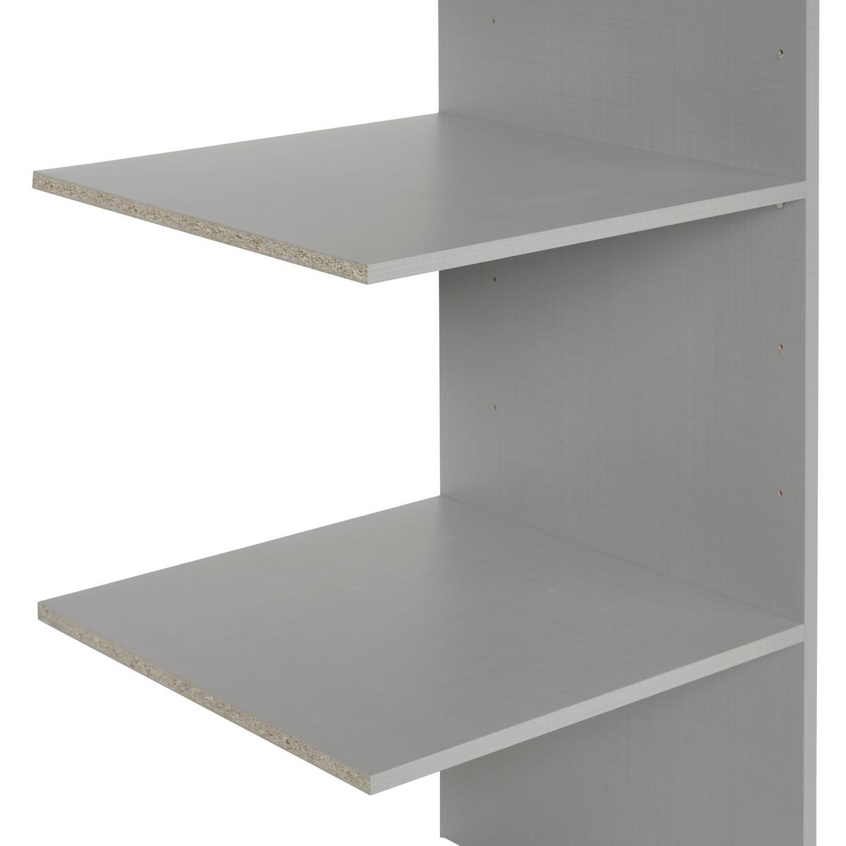 Inneneinteilung Wäscheeinteilung - Grau, MODERN, Holzwerkstoff/Metall (87/148/50cm) - MID.YOU