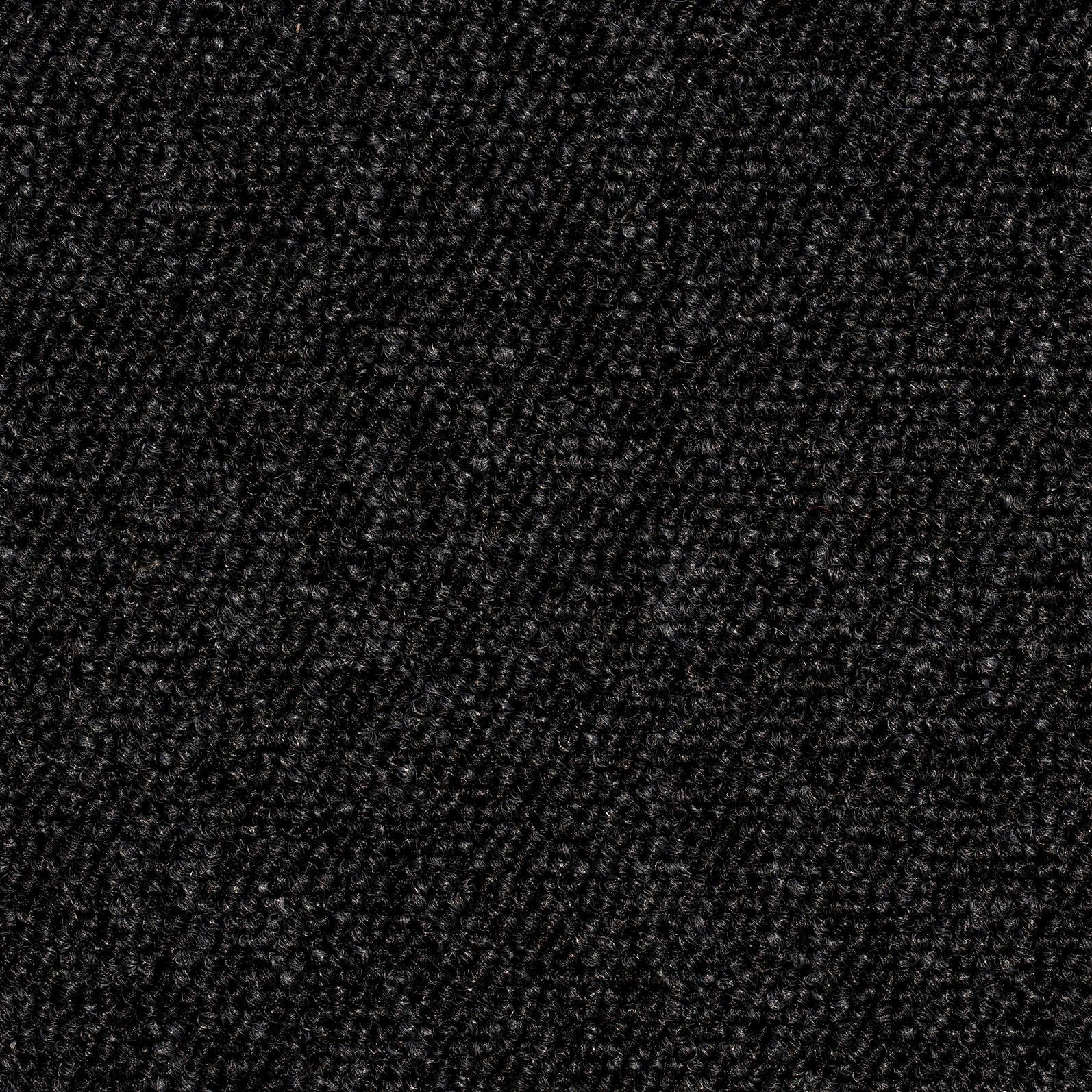 Teppichfliese Schwarz Sparkle 50x50 Cm Florhöhe 3,5 Mm - Basics, Textil (50/50cm)