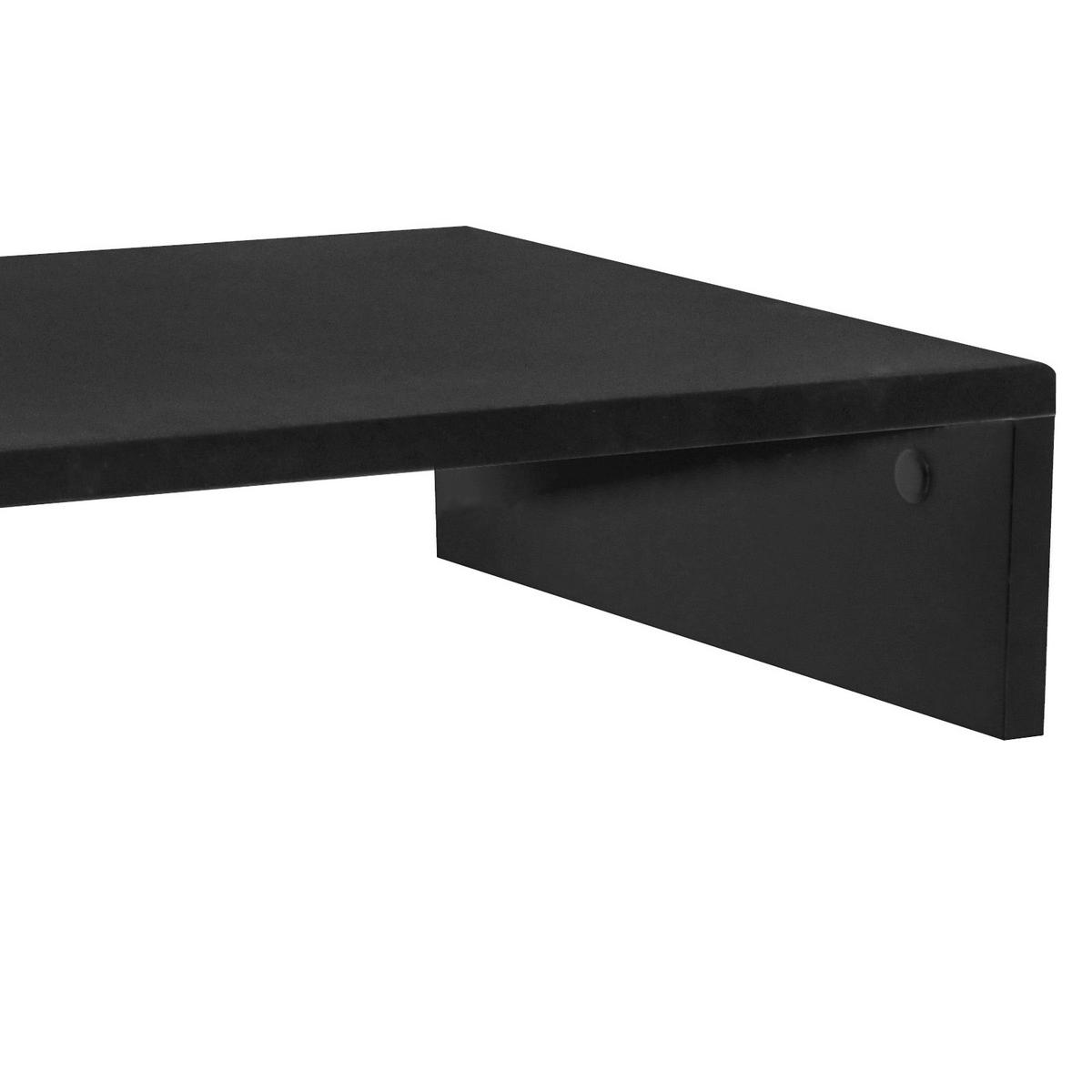 TV NADSTAVEC AKTION - čierna, Modern, kompozitné drevo (70/12,8/35cm)