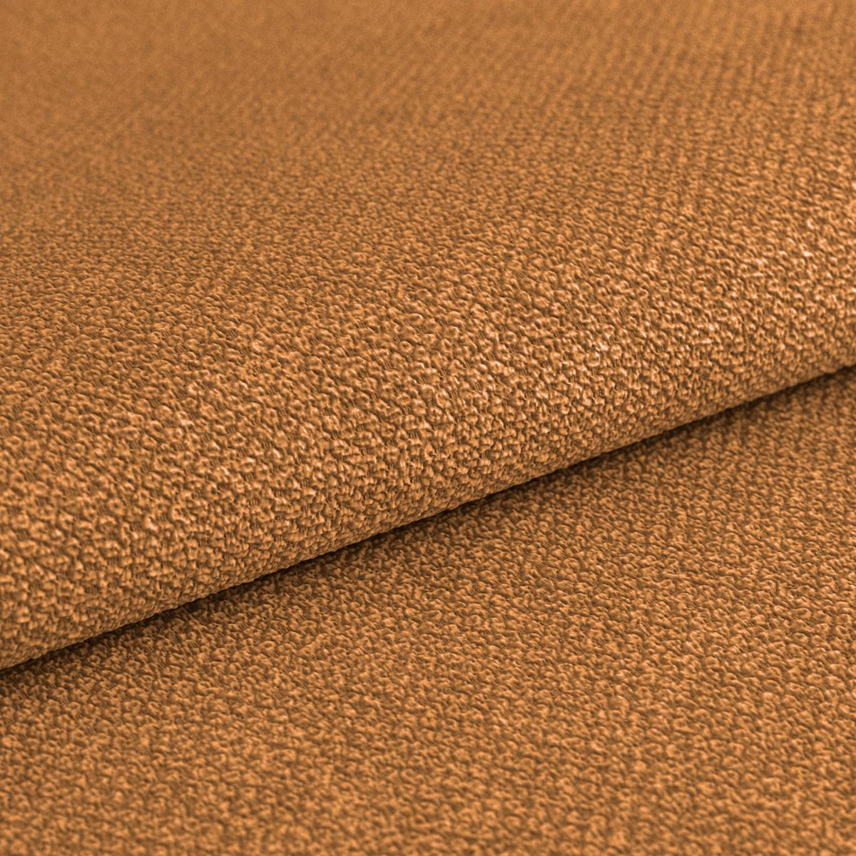Ecksofa Mendoza - Schwarz/Orange, Design, Textil (197/309cm) - Ondega