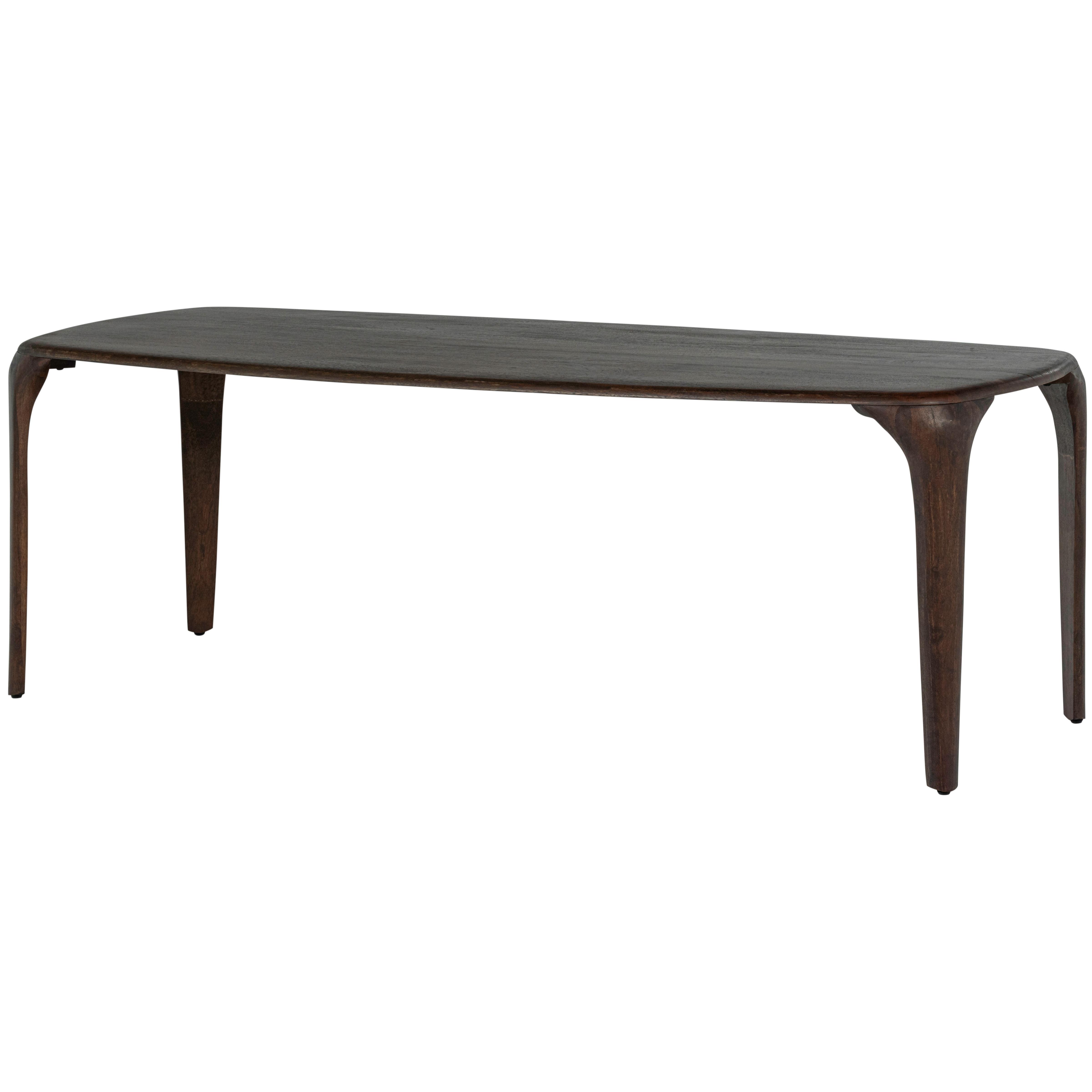 ESSTISCH Fiore Dunkelbraun L: 230cm - Dunkelbraun, MODERN, Holz (230/95/76cm) - Livetastic