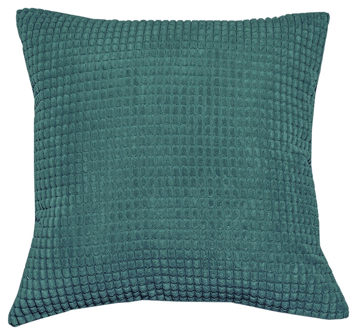 Díszpárna Halina Kb. 45/45cm - olajkék, Modern, textil (45/45cm) - Luca Bessoni