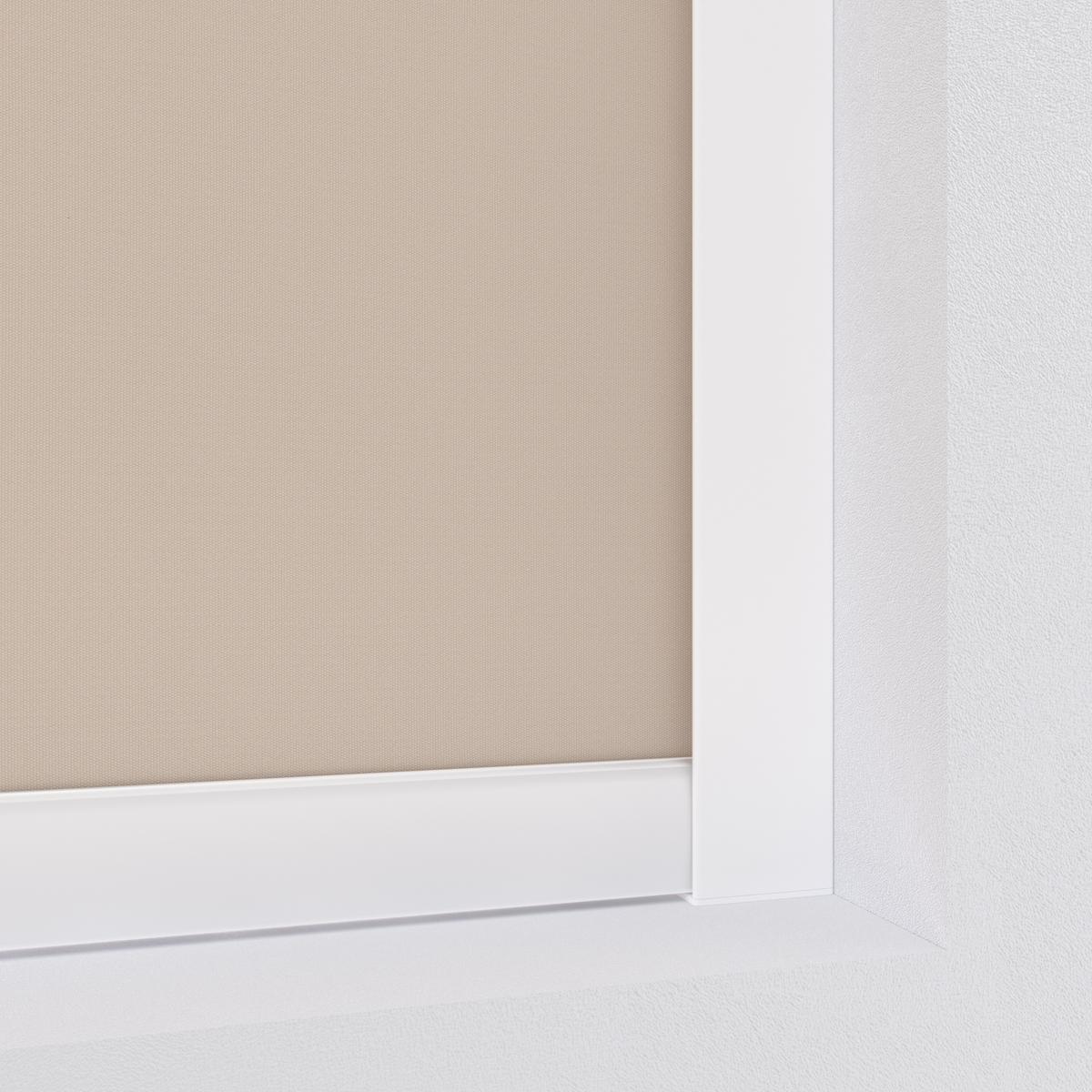 Verdunkelungsrollo Blickdicht Textil BxL 100x175 cm - Beige, Basics, Textil (100/175cm) - MID.YOU