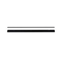 Schienensystem-Abdeckschiene Linion Schwarz B: 3,6 cm - Schwarz, Basics, Kunststoff (100/3,6/0,1cm) - Paulmann