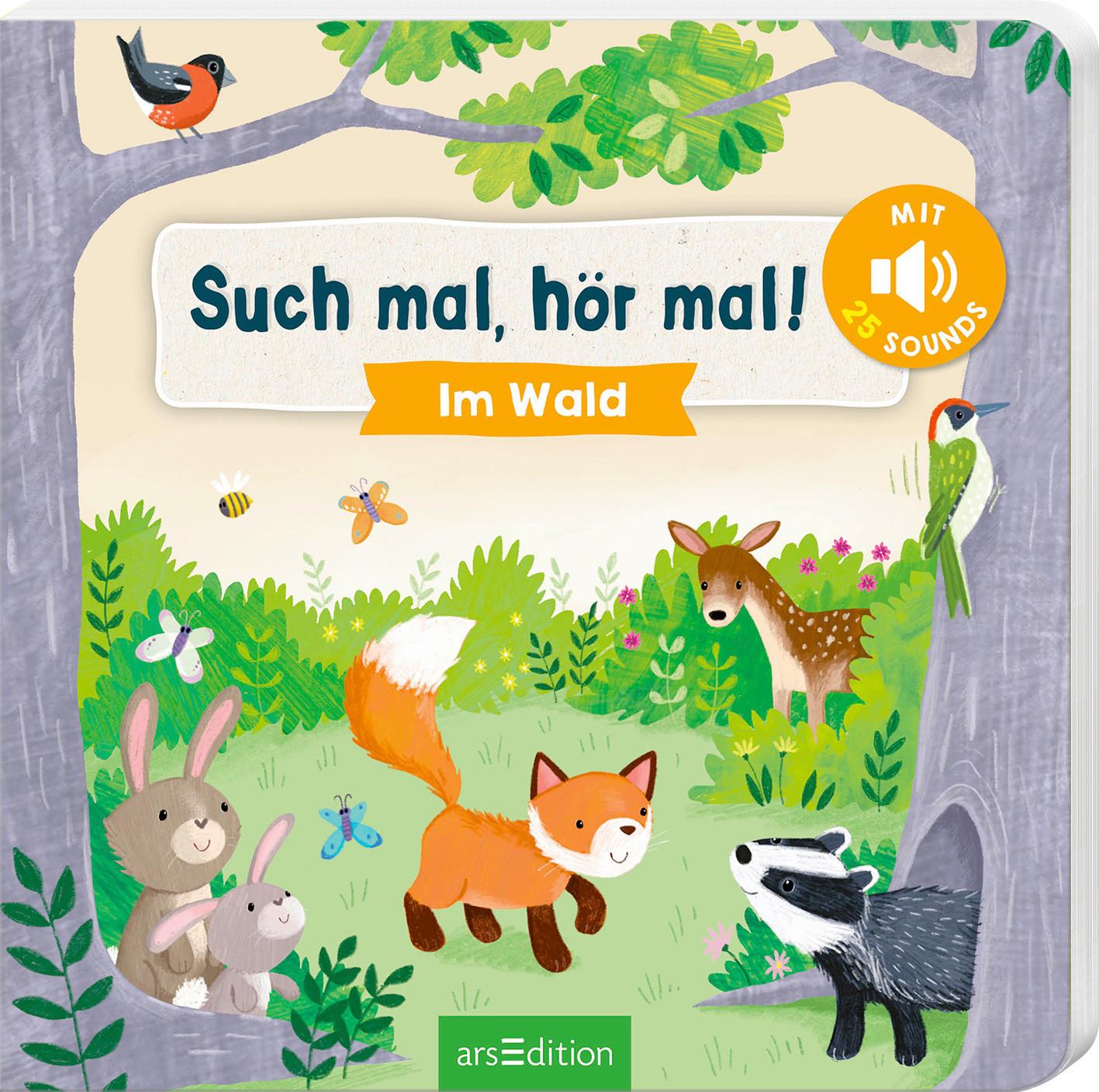 SOUNDBUCH SUCH MAL, HÖR MAL  IM WALD - Basics (19,5/19,5/1,8cm)