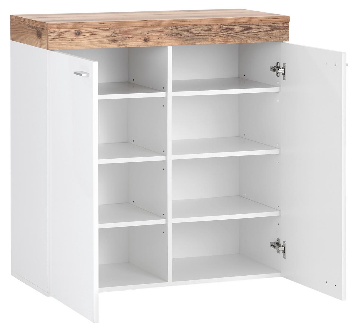 Kommode Mit Soft-close B: 90,1 Cm Henry, Weiß/alpin Lodg - MODERN, Holzwerkstoff (90,1/95,2/42,1cm)