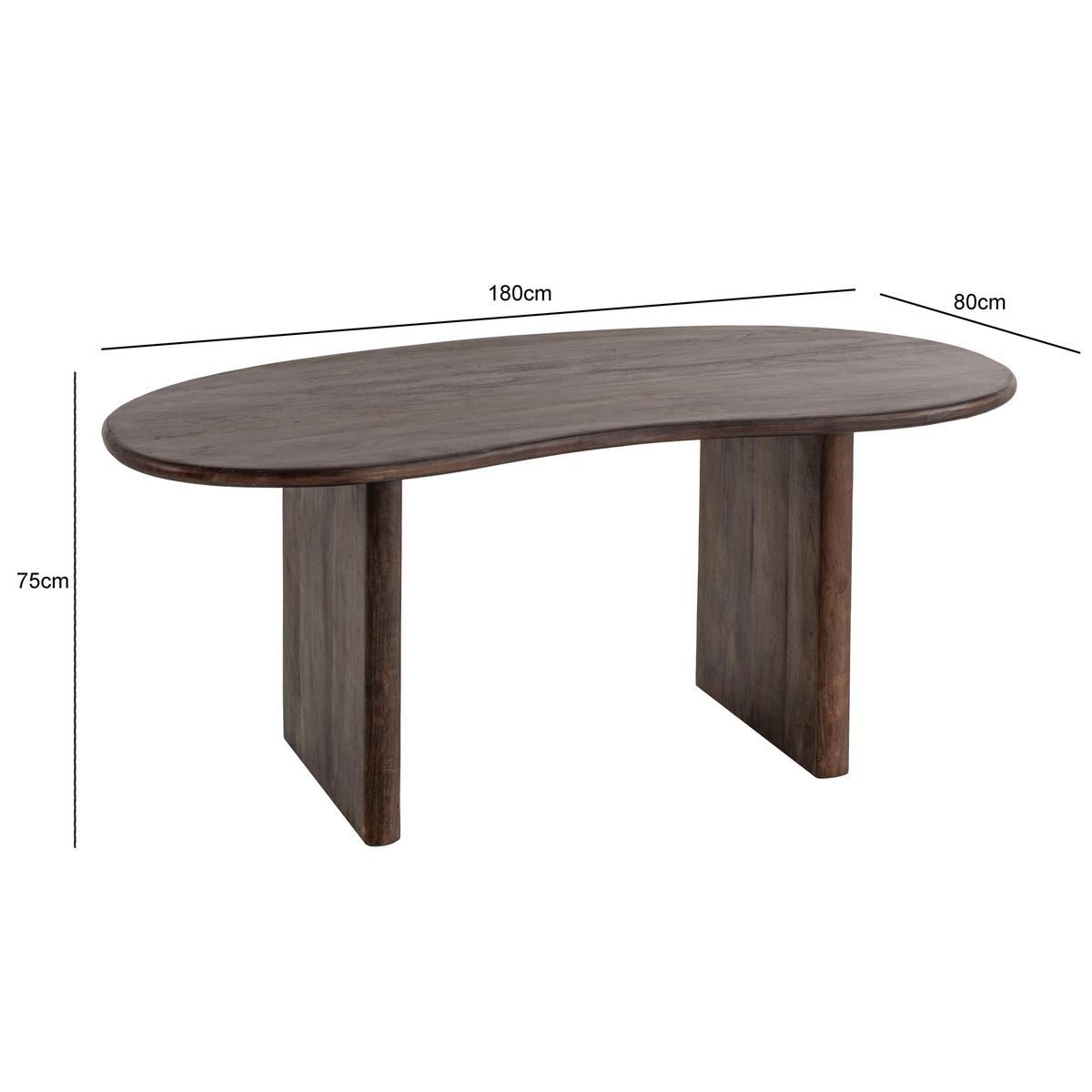 Esstisch Dunkelbraun L: 180 Cm - Dunkelbraun, Design, Holz (180/90/75cm) - MID.YOU