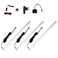 LICHTLEISTENSET LIGHT UP - Transparent, Basics, Kunststoff (40cm) - MID.YOU