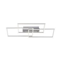 LED-Deckenleuchte Iven Ø 82 cm mit Farbtemperaturwechsler - Silberfarben, Trend, Kunststoff/Metall (82/50cm)