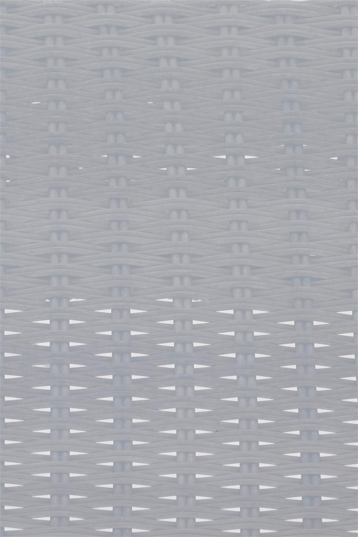 Balkonmöbel Set Poros Glas/ Kunststoffgeflecht Mit Kissen - Grau, MODERN, Glas/Kunststoff (54/40/58/40/72/43cm) - Luca Bessoni