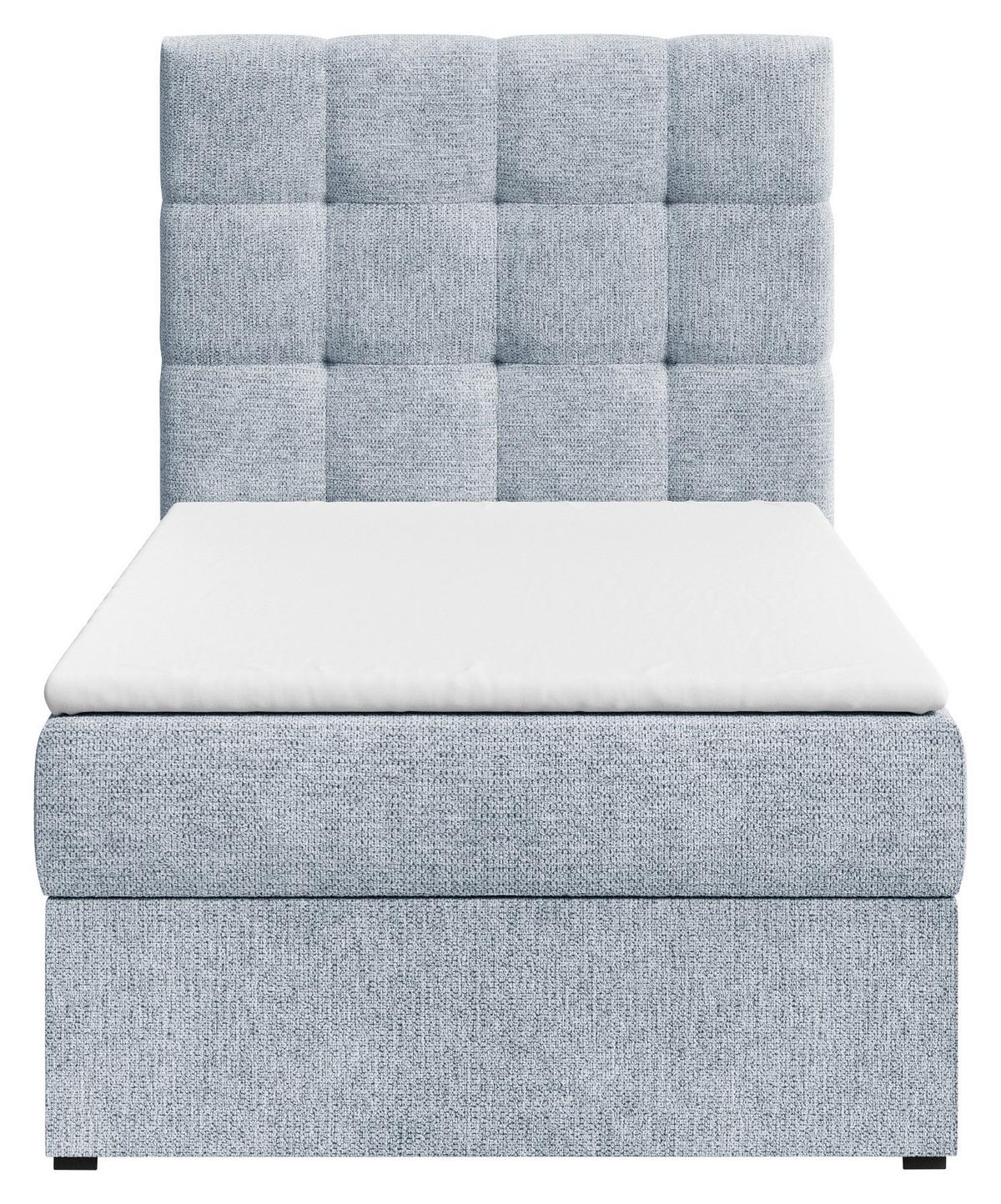 BOXBETT Oslo Blau 90x200cm - Blau, MODERN, Holz/Kunststoff (90/200cm) - MID.YOU