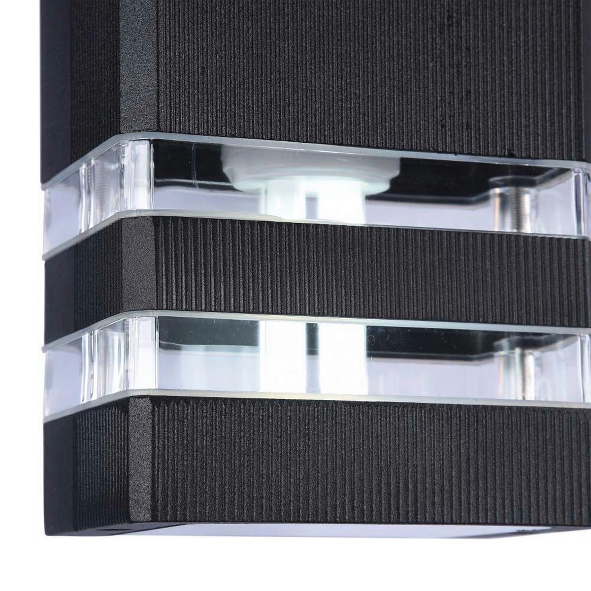 Außenwandleuchte Unter Den Linden - Schwarz, MODERN, Metall (11/10/33cm) - MAYTONI