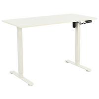 PSACÍ STŮL CHARLIE - bílá/černá, Moderní, kov/kompozitní dřevo (120/60/72-118cm) - Mömax
