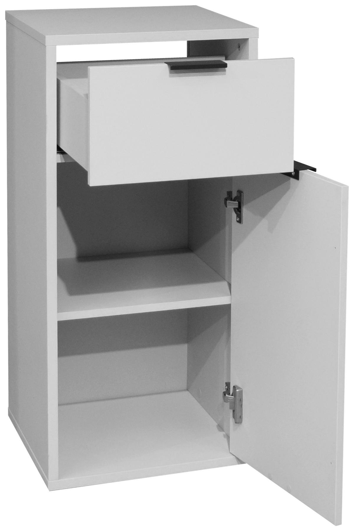 Unterschrank Bonnie Grau, B: 41 cm - Grau, MODERN, Holzwerkstoff (41/86/38cm) - Livetastic