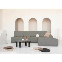 Ecksofa Lulu Grau S: 338x184cm - Schwarz/Grau, Design, Textil (338/184cm) - MID.YOU